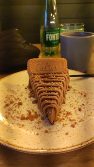 Cheesecake at Meet Vegano in Malaga