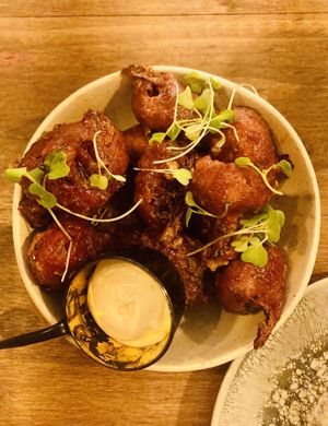 Cauliflower wings  at Meet Vegano in Malaga