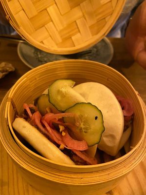 Bao bun at Meet Vegano in Malaga
