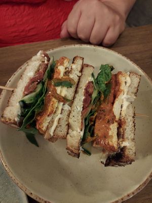 Meet sandwich at Meet Vegano in Malaga