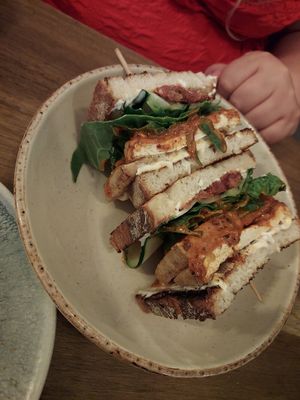 Meet sandwich at Meet Vegano in Malaga