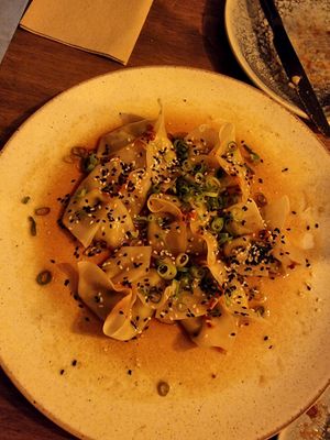 Dumplings at Meet Vegano in Malaga