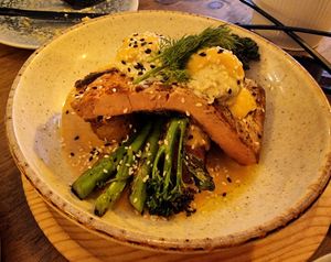 Vegan "Salmon" at Meet Vegano in Malaga