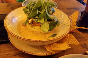 Tomato tartar at Meet Vegano in Malaga