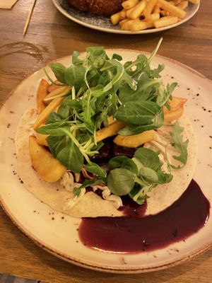 Wine braised tempeh bab   at Meet Vegano in Malaga