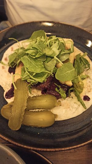 Tempeh at Meet Vegano in Malaga