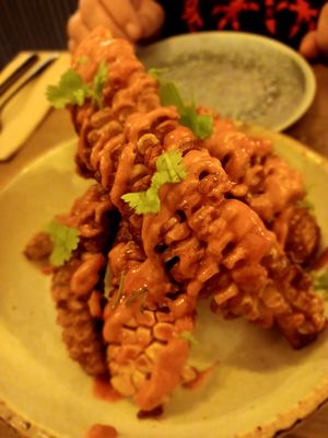 Corn ribs...my favorite dish...i'll try to make those at home!🤤💯🌱👍🏻💚😍❤️‍🔥 at Meet Vegano in Malaga