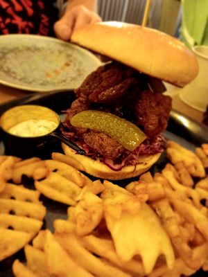 Shroom burger... at Meet Vegano in Malaga