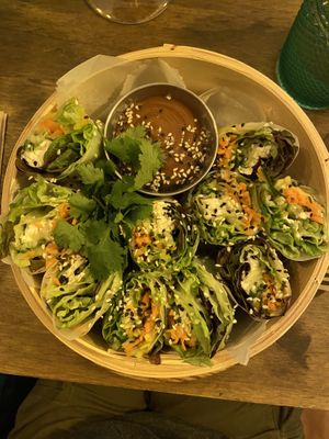 Spring rolls   at Meet Vegano in Malaga