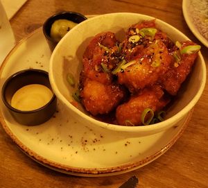 Cauliflower wings at Meet Vegano in Malaga
