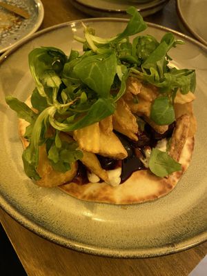 Tempeh kebab  at Meet Vegano in Malaga