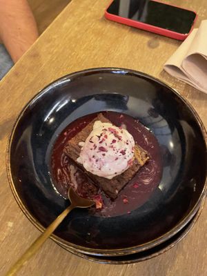 Brownie  at Meet Vegano in Malaga