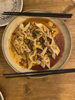 Gyozas  at Meet Vegano in Malaga