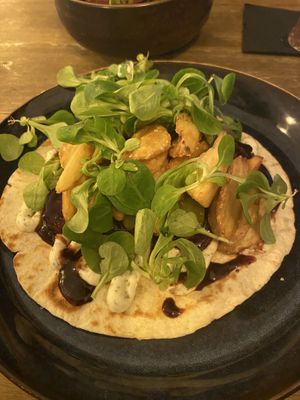 Tempeh bab   at Meet Vegano in Malaga