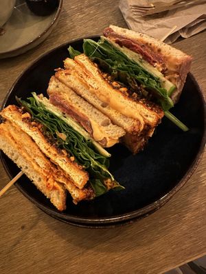 Meet sandwich, bit to oily   at Meet Vegano in Malaga