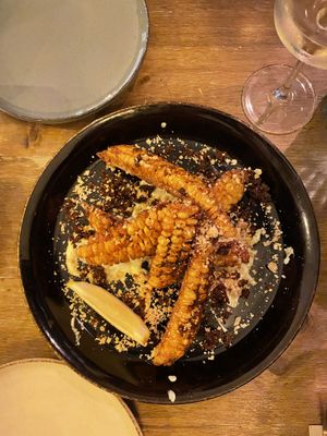 Corn ribs to die for  at Meet Vegano in Malaga