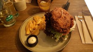 Main dish at Meet Vegano in Malaga