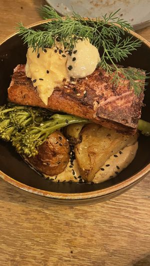 Salm'n Bowl   at Meet Vegano in Malaga