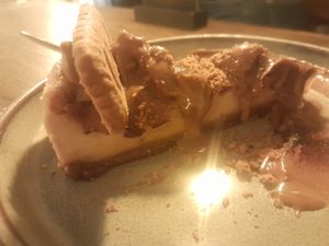 Biscoff cheesecake  at Meet Vegano in Malaga