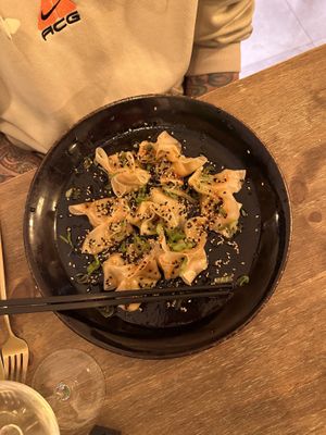 Dumplings  at Meet Vegano in Malaga