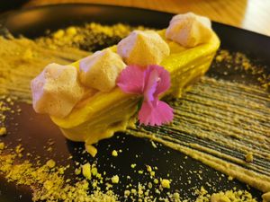 Cheesecake at Meet Vegano in Malaga