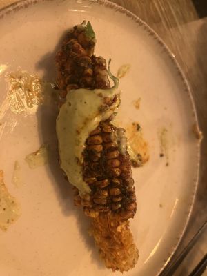 “costillas” de mazorca  at Meet Vegano in Malaga