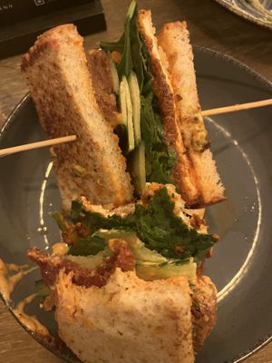 sandwich de tofu  at Meet Vegano in Malaga