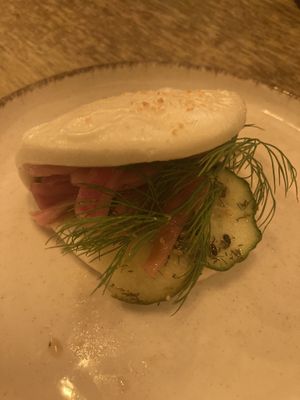 Bao bun  at Meet Vegano in Malaga
