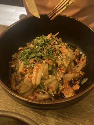 Noodles satay  at Meet Vegano in Malaga