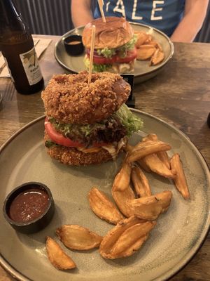 Crunchy Meet Burgers  at Meet Vegano in Malaga