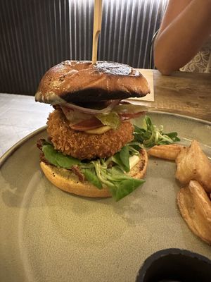Holy burger  at Meet Vegano in Malaga