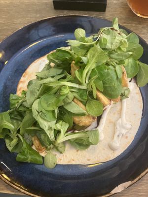 Tempeh  at Meet Vegano in Malaga