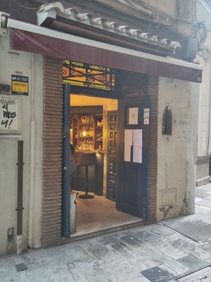 Not easy to find without a sign at Meet Vegano in Malaga