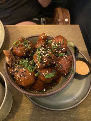 Cauliflower Wings  at Meet Vegano in Malaga