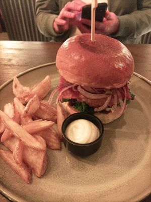 The Holy Burger  at Meet Vegano in Malaga