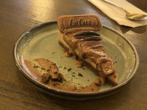 Lotus cheesecake  at Meet Vegano in Malaga