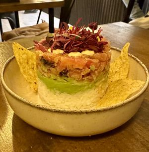 Tartare  at Meet Vegano in Malaga