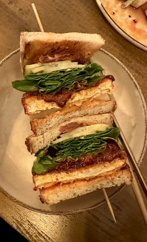 Meet sandwichhes  at Meet Vegano in Malaga