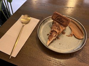 Lotus cheesecake  at Meet Vegano in Malaga