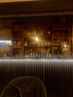 The bar at Meet Vegano in Malaga