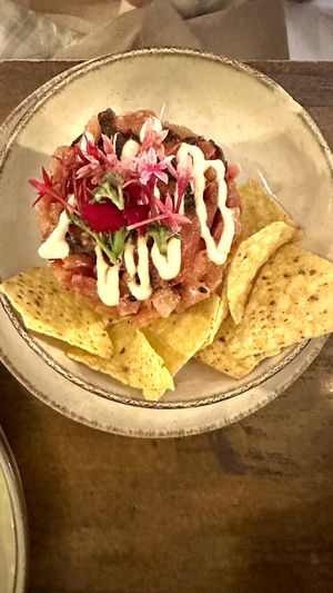Sea Tomato Tartare  at Meet Vegano in Malaga