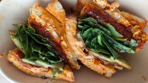 Meet sandwich at Meet Vegano in Malaga