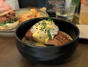 Salm'n Broccolini Bowl at Meet Vegano in Malaga