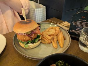 The Holy Burger at Meet Vegano in Malaga