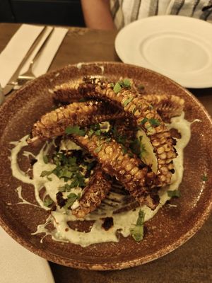 Corn ribs at Meet Vegano in Malaga