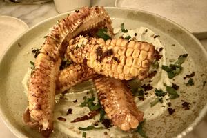 “Corn ribs” 😋   at Meet Vegano in Malaga