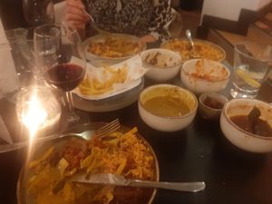 The food here is absolutely delicious. Great ambience,  warm, spacious, plenty of room between tables. at Colombo Street in Nottingham