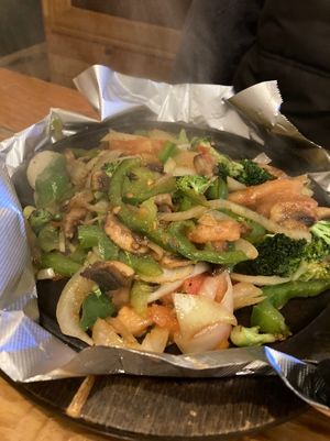 Veggie Fajitas  at El MeZcal in Defiance