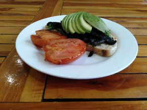 100% Plant Based Our Stack at Not Bread Alone in Crows Nest