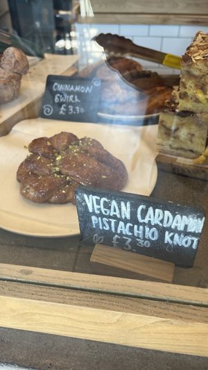 Cardamom pistachio knot  at The Bristol Loaf - Bedminster in Bristol